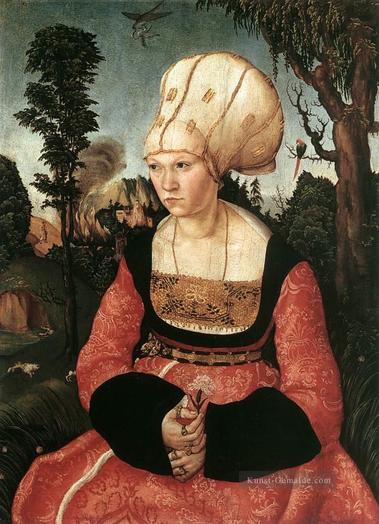 Porträt von Anna Cuspinian Renaissance Lucas Cranach der Ältere Ölgemälde